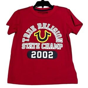 True Religion Boys Red Tee
